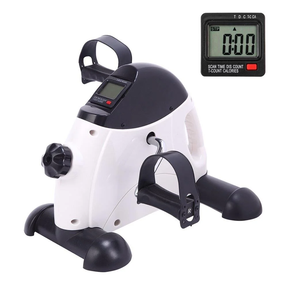 LCD ekranlı kondisyon bisikleti evde kardiyo ve kondisyon egzersizi için