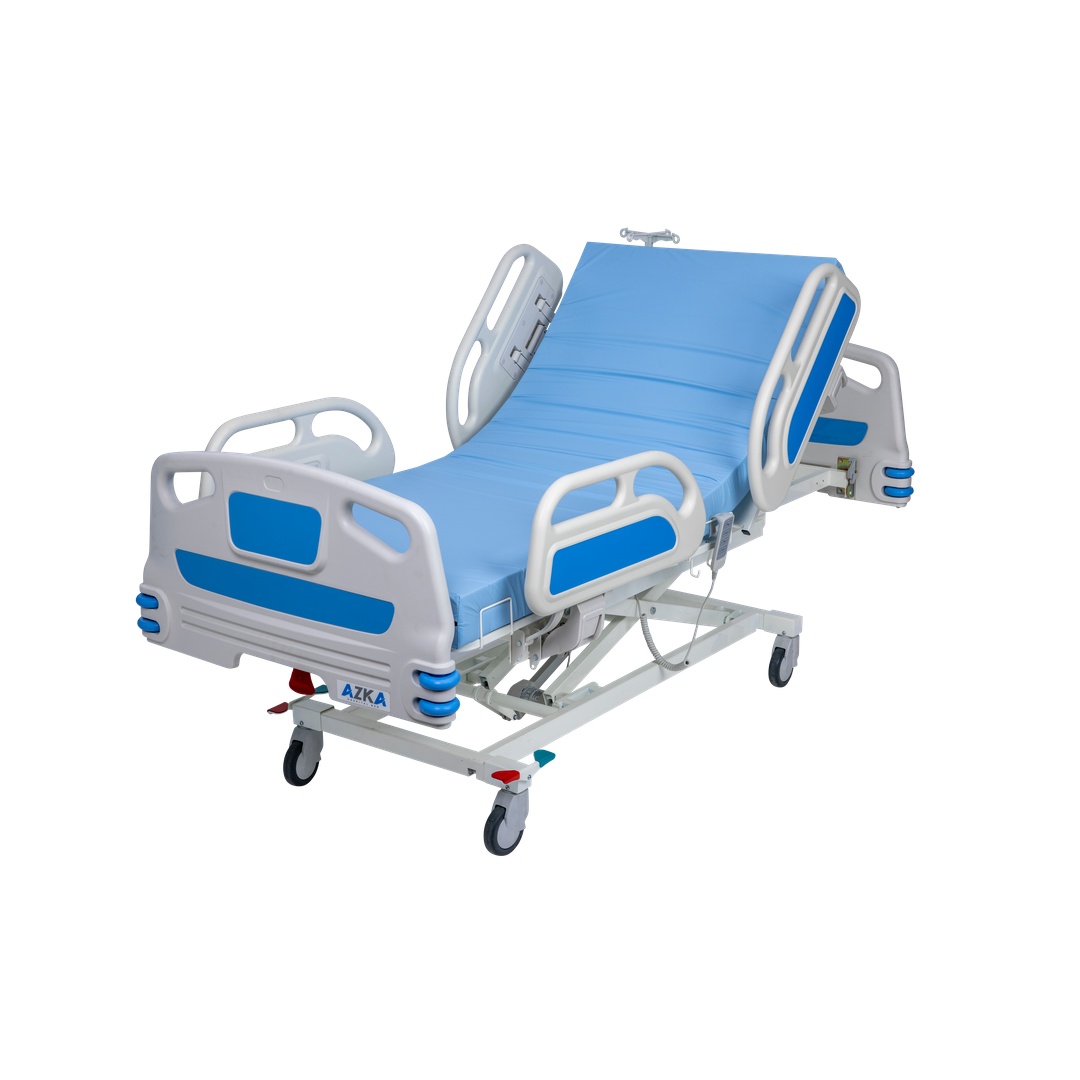 AZKA 3001 3 Motorlu ABS Korkuluklu Hasta Yatağı - Görsel 5