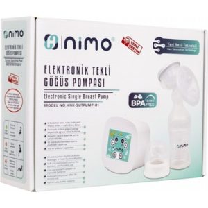 Nimo tekli elektrikli göğüs pompası anne sütü sağma cihazı