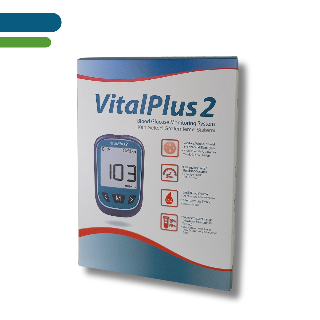 Vital Plus2 Şeker Ölçüm Aleti