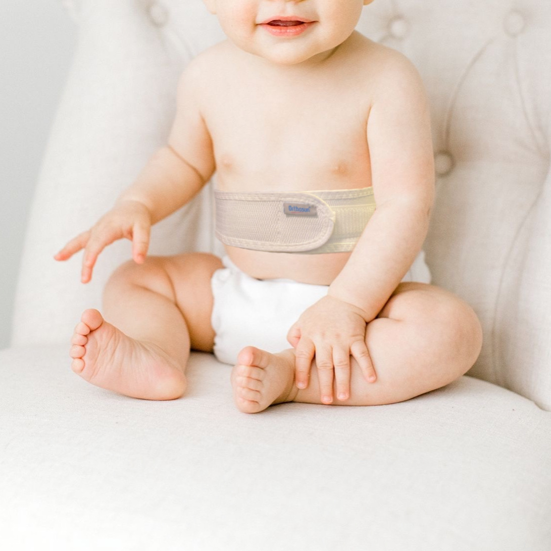 Bebek göbek fıtığı korsesi