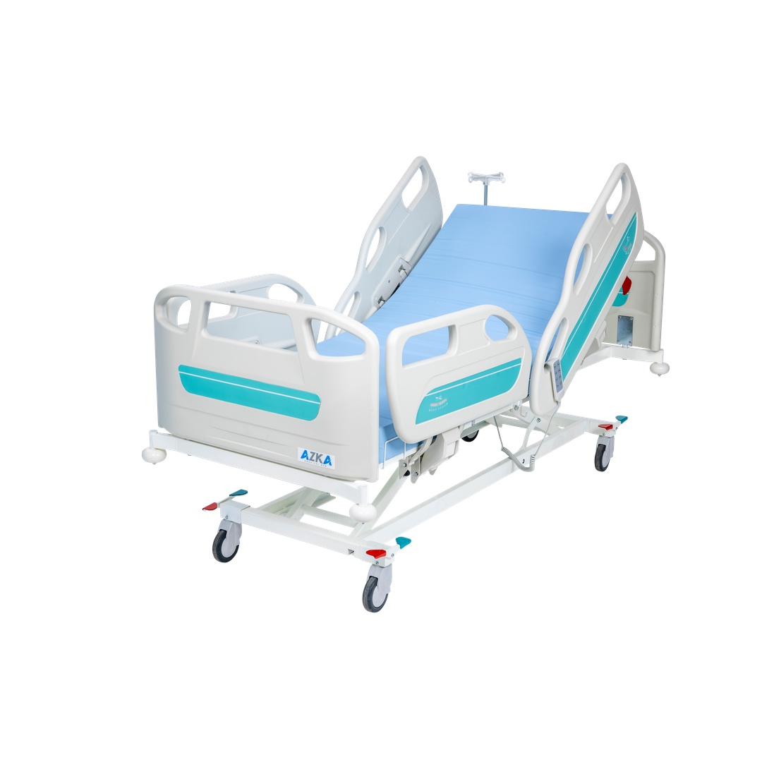 AZKA 4002 4 Motorlu ABS Korkuluklu Hasta Yatağı - Görsel 5