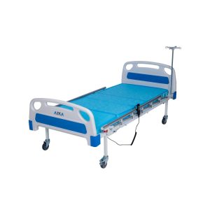 AZKA DE04 dual motorlu alüminyum korkuluklu hasta yatağı