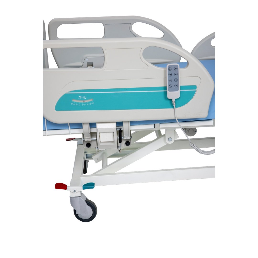 AZKA 4002 4 Motorlu ABS Korkuluklu Hasta Yatağı - Görsel 3
