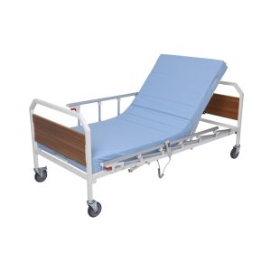 AZKA DD01 dual motorlu alüminyum korkuluklu hasta yatağı