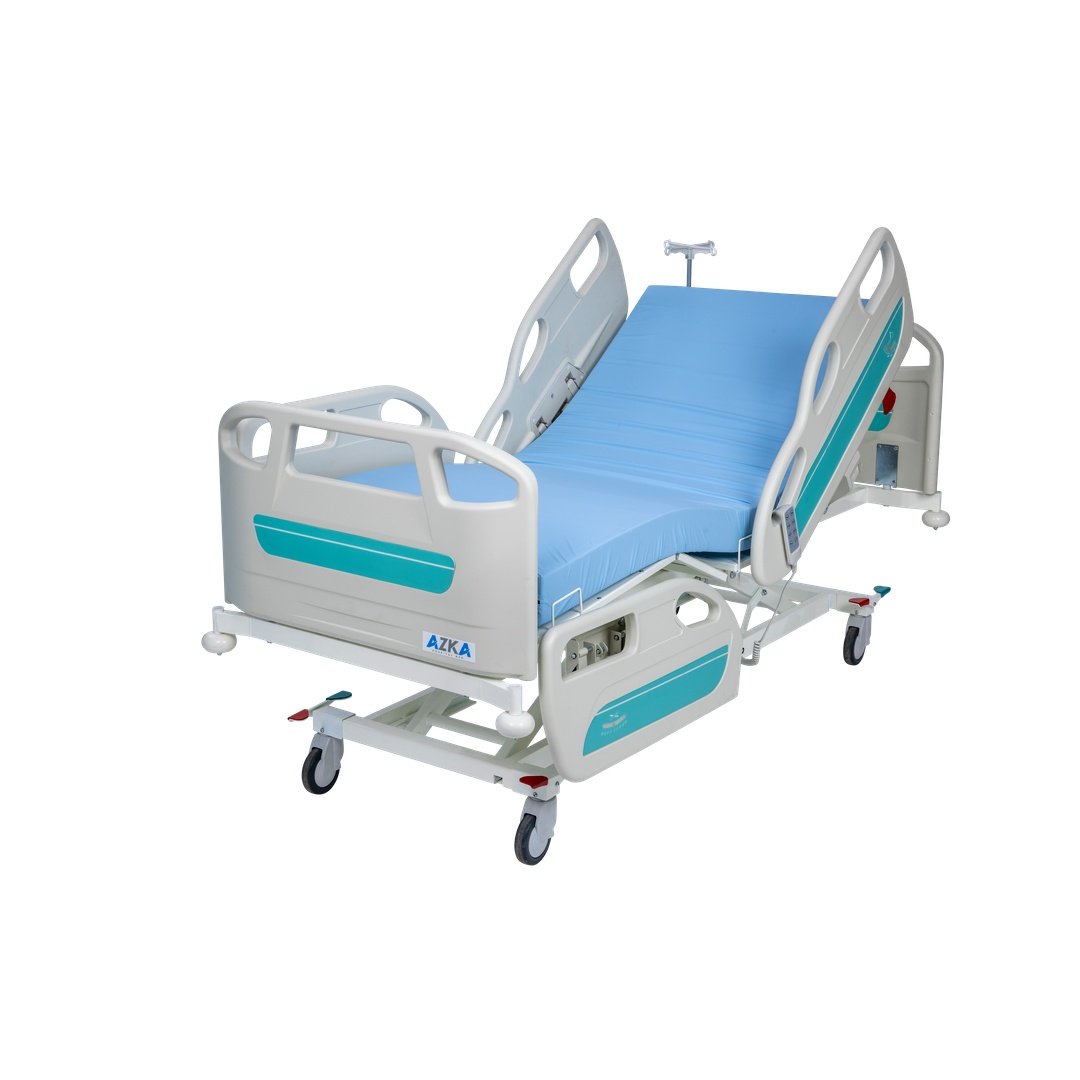 AZKA 4002 4 motorlu ABS korkuluklu hasta yatağı