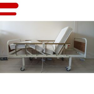 PY159 2 motorlu MDF tabanca korkuluklu hasta karyolası