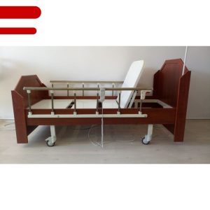 PY160 2 motorlu ahşap ev tipi hasta karyolası